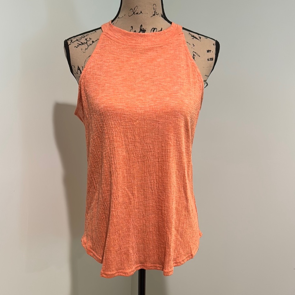 Good days only Orange Sleeveless Women's Top size small